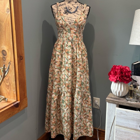 Abercrombie & Fitch Multicolor Patterned Maxi Dress - Picture 3 of 8